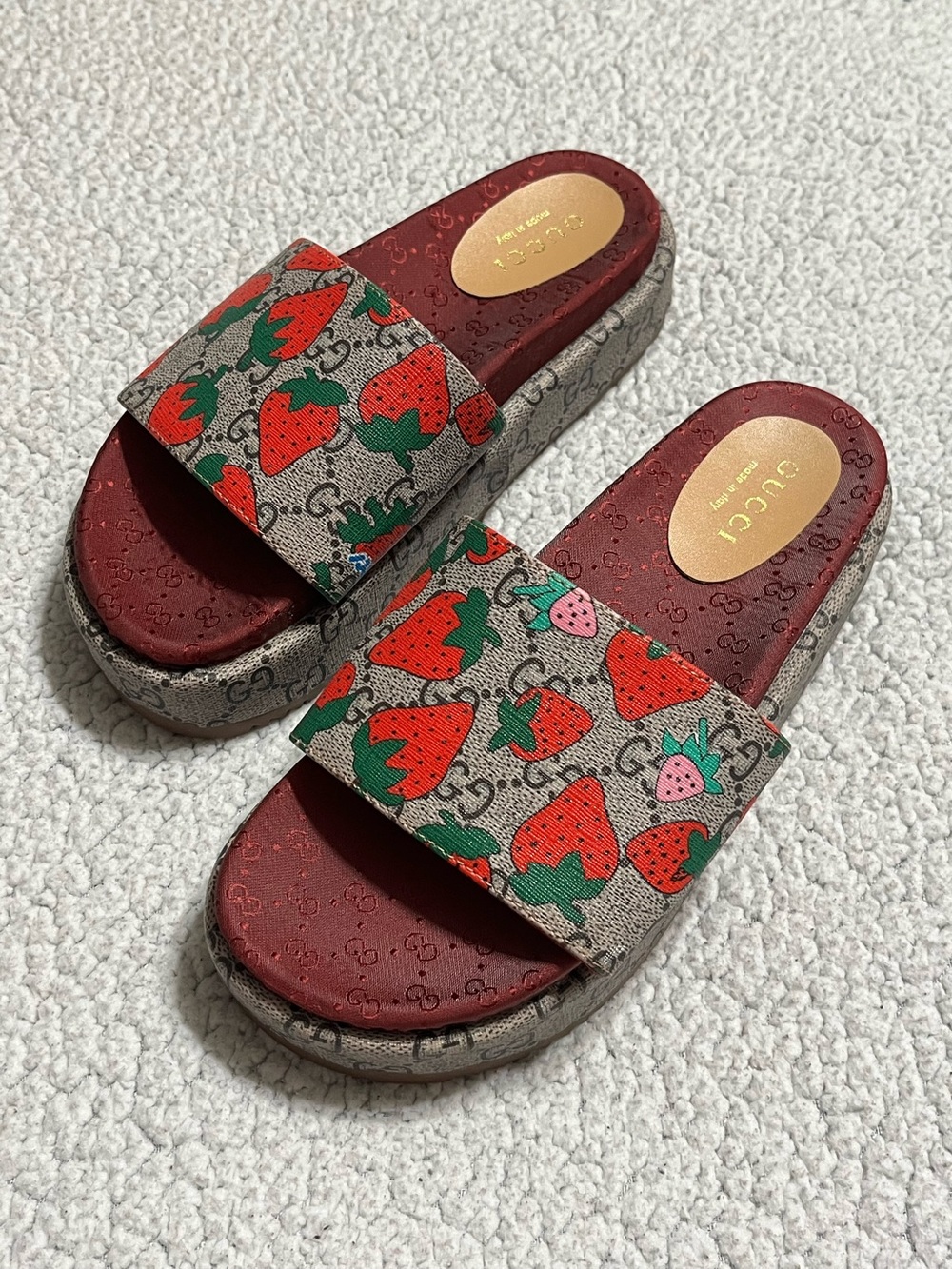 Gucci Angelina Platform Slide
Sandals